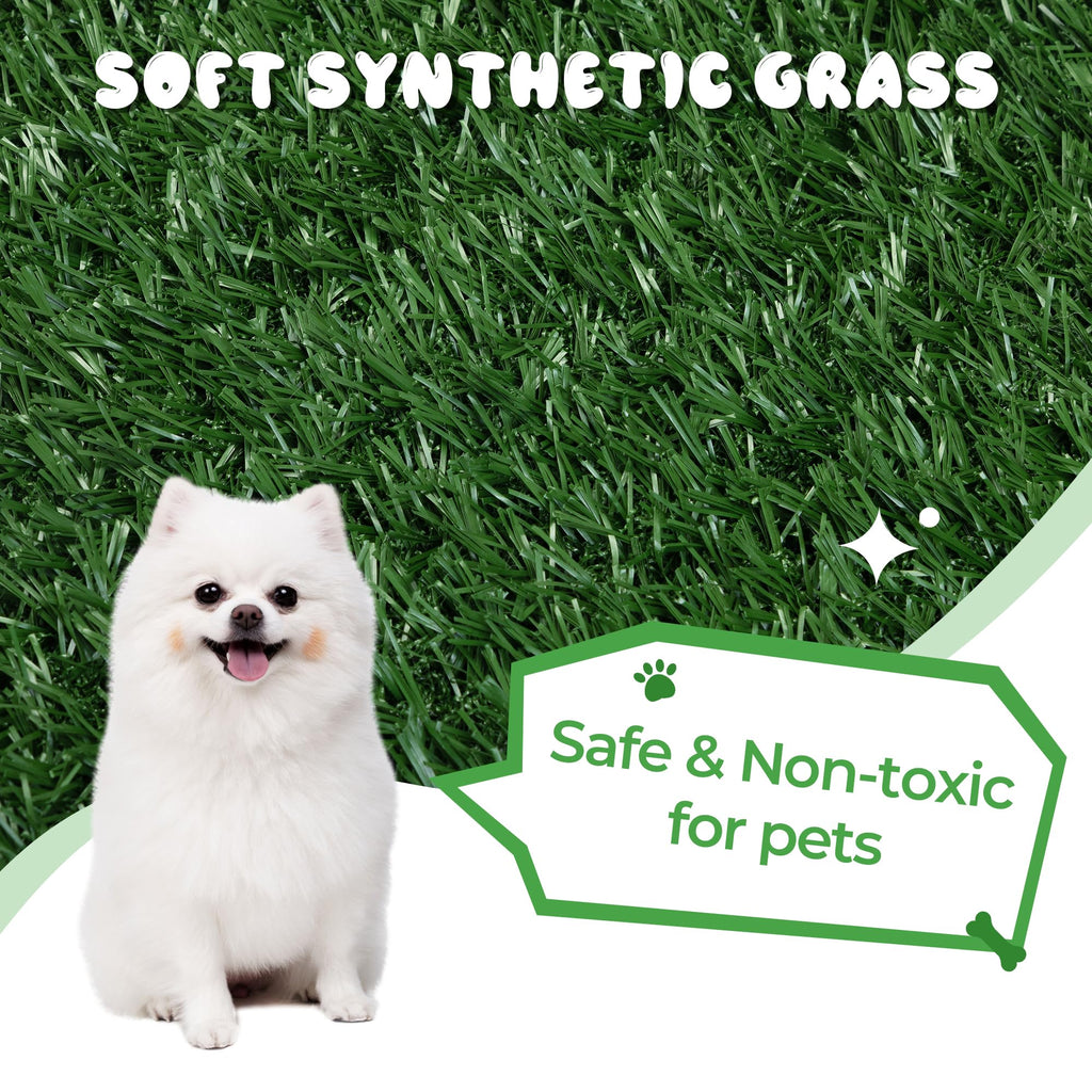 2 Packs Artificial Grass Patch 23" x 18" T37564