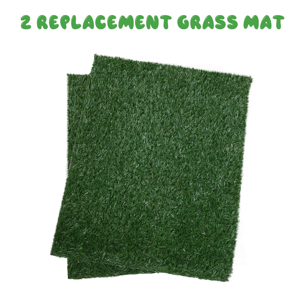 2 Packs Artificial Grass Patch 23" x 18" T37564