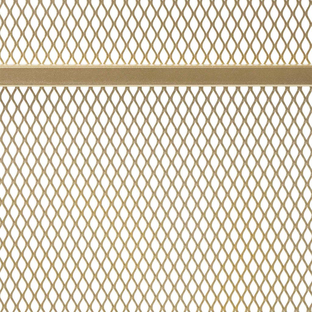 Black Metal Fireplace Screen J66400